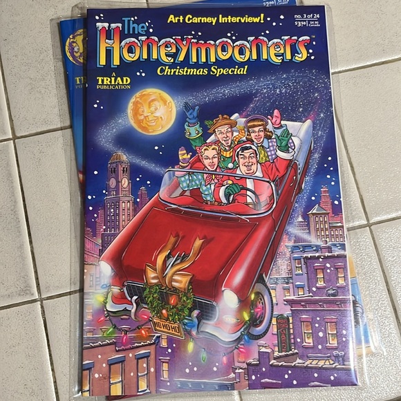 Vintage 1988 The Honeymooners Comic Books #1,3,5 - Picture 3 of 4